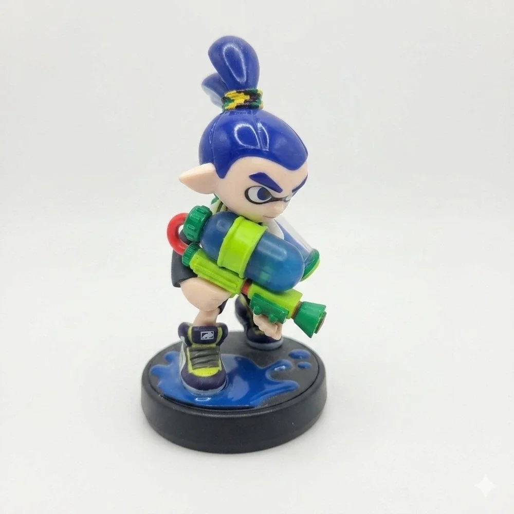 Nintendo Amiibo Figurine Splatoon Blue Inkling Boy Character